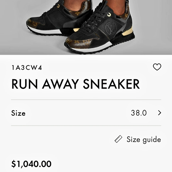 Authentic Louis Vuitton Women's Run Away Sneaker. Size 39. - Picture 8 of 13